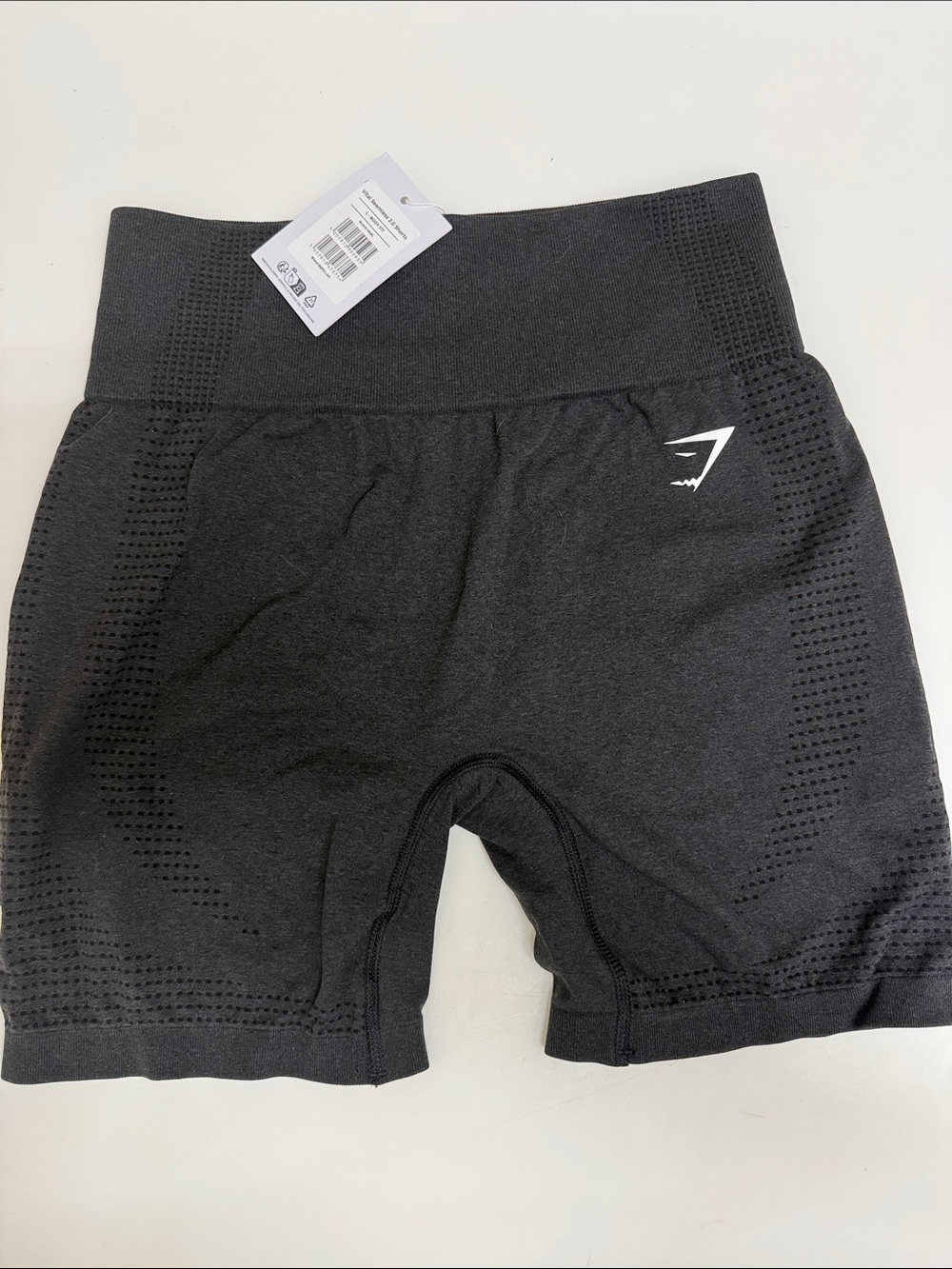 NWT Gymshark Women's Seamless High-Rise Black Bike Shorts